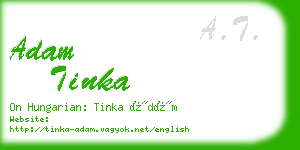 adam tinka business card